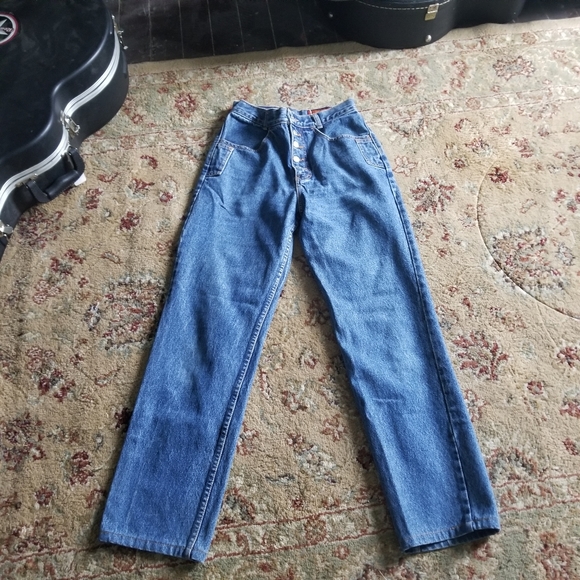 Lawman Western Vintage Jeans Button Fly High - Picture 7 of 7